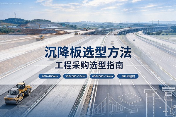 肃州沉降板选择方法