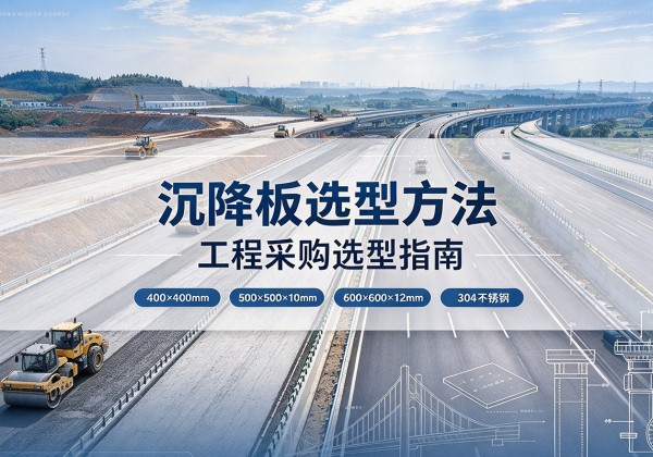 肃州沉降板选择方法
